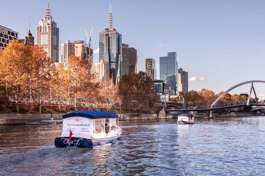 1.5Hr Yarra River Crown Flames and City Lights Cruise - Docklands meeting point at 45 Newquay Promenade