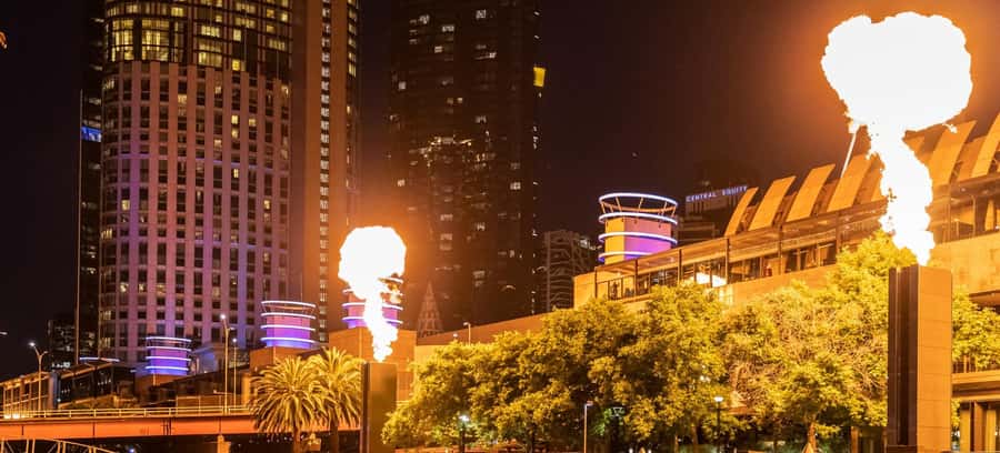 1.5Hr Yarra River Crown Flames and City Lights Cruise - All-electric cruising on a private skippered boat