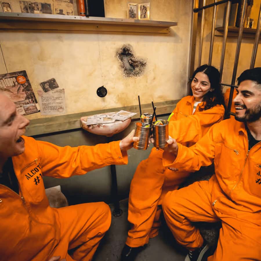 Alcotraz Melbourne: World’s First Prison-Themed Cocktail Bar - The Bar Behind Bars: Inmate Bartenders and the Story-Linked Service