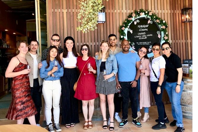 Chocolate and wine tasting tour in the Yarra Valley. - Stop 1 at Hubert Estate: Underground Aboriginal Art and a Proper Lunch Choice