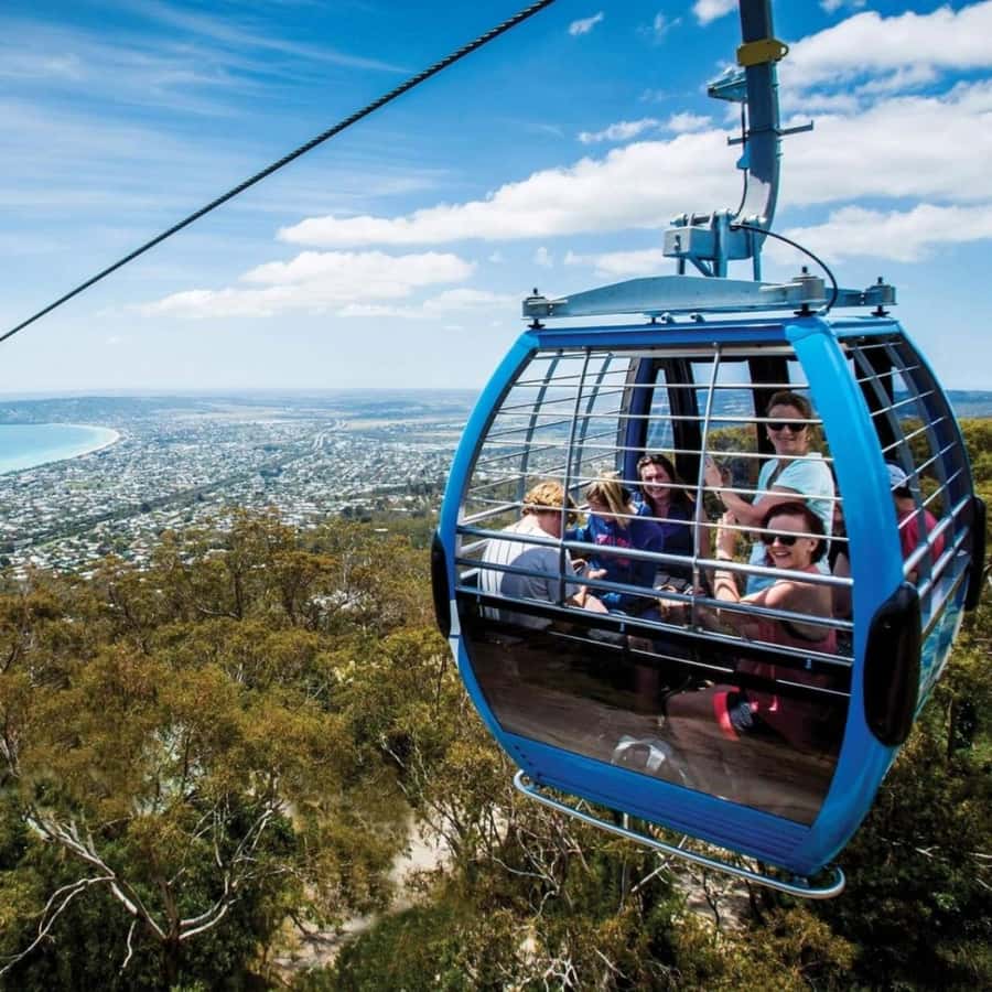Farmer's Lunch and Arthurs Seat Eagle Cable Car Ride - For 2 - Timing: matching the gondola to the 11:45 and 2:00 lunch slots