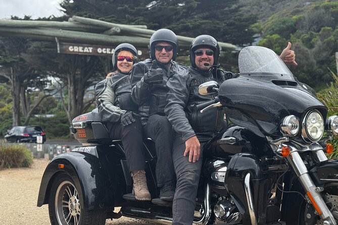 Harley Davidson Trike Tour of Melbourne - Shrine of Remembrance, with a quick photo stop
