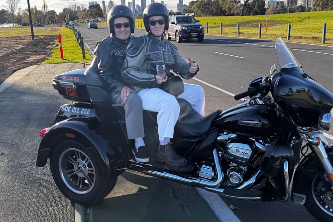 Harley Davidson Trike Tour of Melbourne - Melbourne Cricket Ground (MCG) from close range