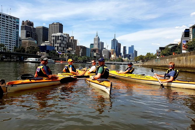 Melbourne City Sights Kayak Tour - From Richmond Rowing Club to Central Melbourne on the Yarra