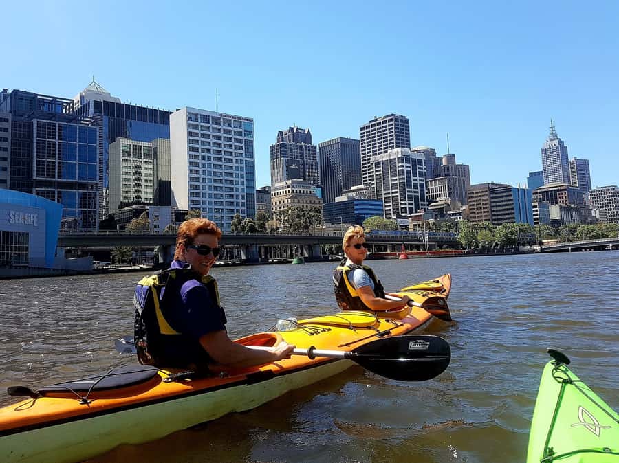 Melbourne: Iconic City Sights Kayak Experience - Docklands and Yarras Edge Marina: the city opens up