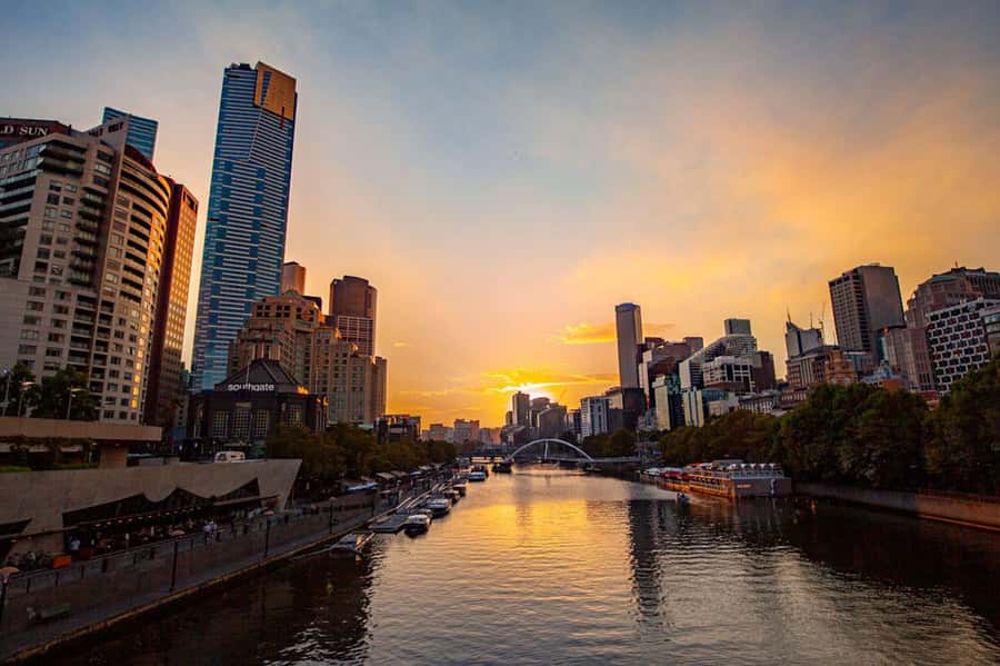 Melbourne: Luxury Sunset Cruise on Yarra River - The Crown Casino Fire Show, Viewed From the Water