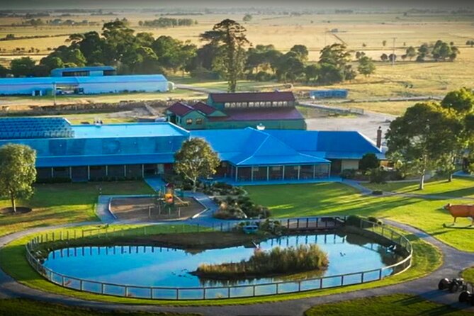 Melbourne Phillip Island 1 Day Tour - Stop 1, Caldermeade Farm and Cafe: mechanized milking in plain view