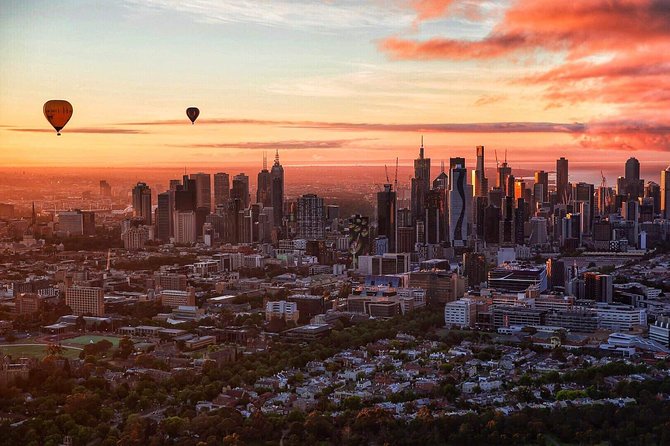 Melbourne Sunrise Hot Air Balloon Ride with GoPro Photos - Safety Orientation, Then Real Balloon Work
