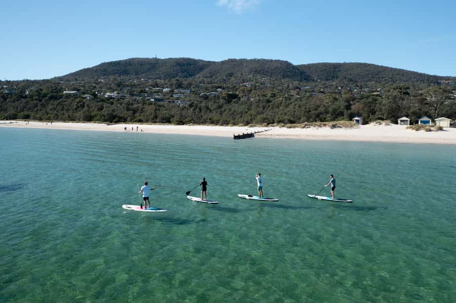 Mornington Peninsula: SUP, Hike, & Hot Springs Trip w/ Lunch - SUP lesson and tour: what you learn, what you get