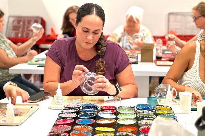 Mosaic Art Classes Melbourne: Turkish Lamp Workshop - Choosing tile colors and making geometric patterns look right