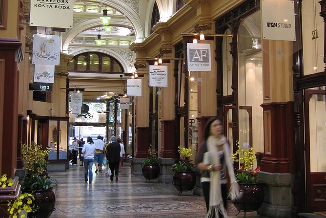 Original Melbourne Lanes and Arcades Walking Tour - Block Arcade: a shopping corridor with real architectural presence