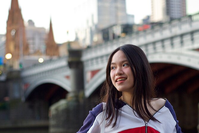 Pose for professional pics while enjoying Melbourne history walk - Flinders Street Station, a Pub Stop, and the Chloé Painting Story
