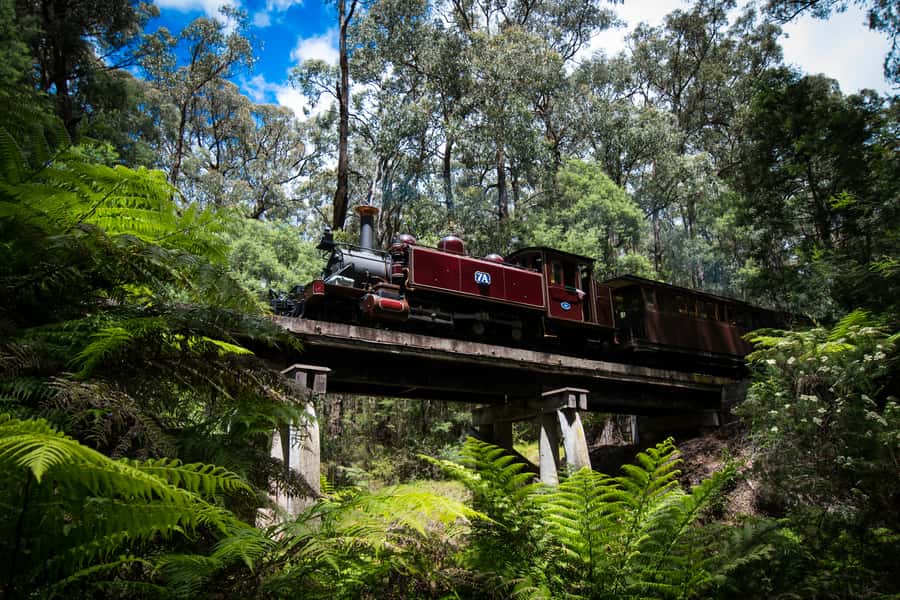 Puffing Billy Railway: Heritage Steam Train Journey - Lakeside Visitor Centre at Emerald Lake Park: the best place to reset