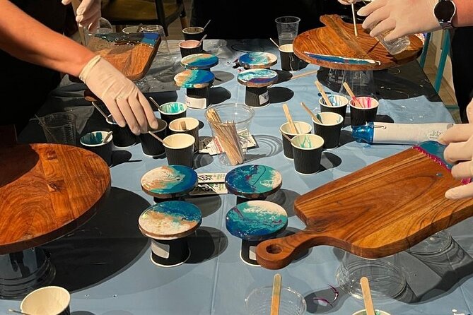 Resin Art Classes Melbourne: Cheeseboards & Coasters - How the resin workshop works for beginners and experienced makers