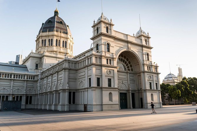 Small-Group Melbourne Sightseeing Tour with Beach Boxes - Carlton Gardens: Melbourne Museum and the Royal Exhibition Building