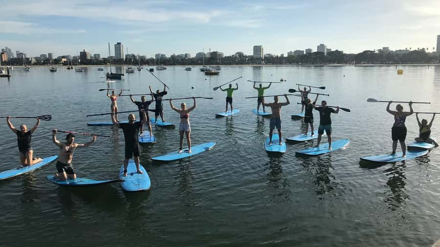 St Kilda: Group Lesson for Stand-Up Paddleboarding - St Kilda Beach SUP: why this location makes the lesson better