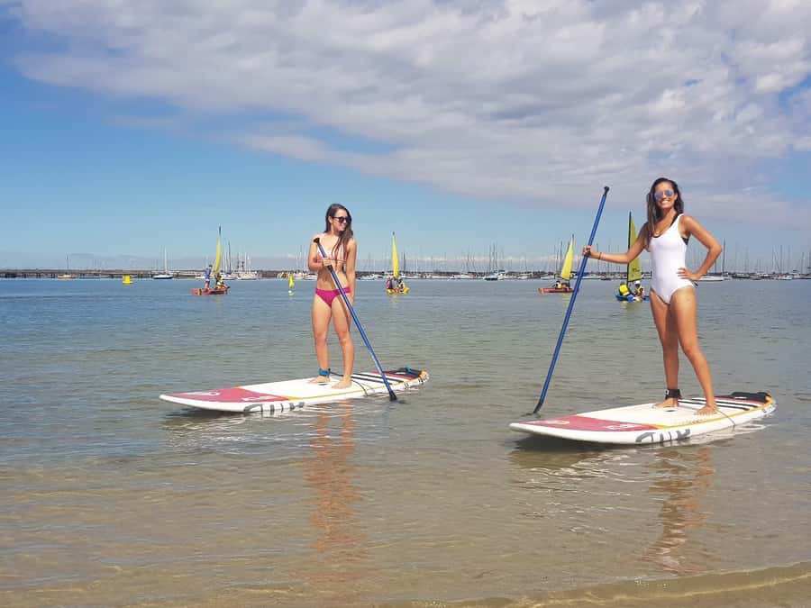 St Kilda: Group Lesson for Stand-Up Paddleboarding - Gear included at St Kilda: what you get, and what that changes