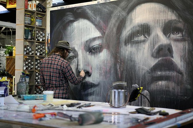 Street Food & Street Art, Backroads & Boroughs - Stop 2: Presgrave Place, art on backstreets and snacks on the way