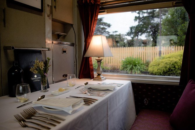 The Q Train - First Class Private Dining For 2 - Five local courses with wine pairing, plus coffee or tea after