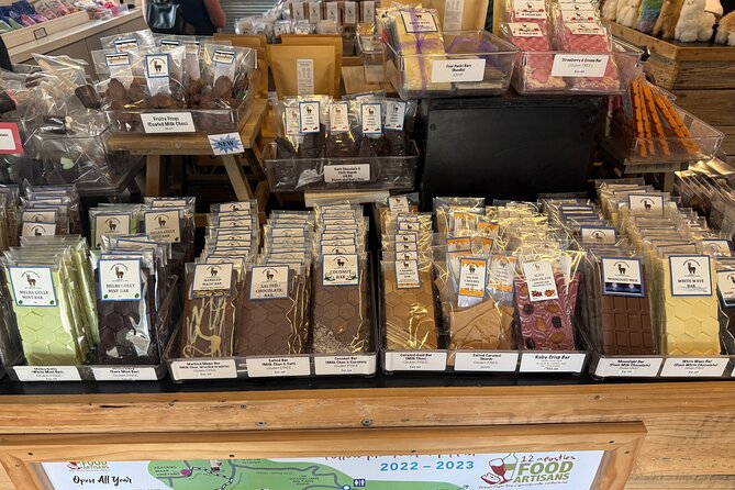 Twelve Apostles Back Roads Gourmet Tour From Melbourne - Gorge Chocolates tasting stop: the food break that actually matters