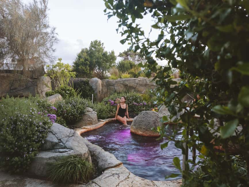 Warrnambool: Deep Blue Hot Springs Entry Ticket - Rock pools, high tide and low tide variety, and the foot spa