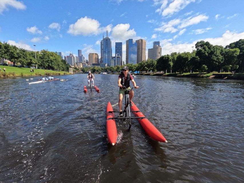 Yarra River, Melbourne Waterbike Tour - Southbank and South Wharf, plus Crown Casino and the Aquarium area