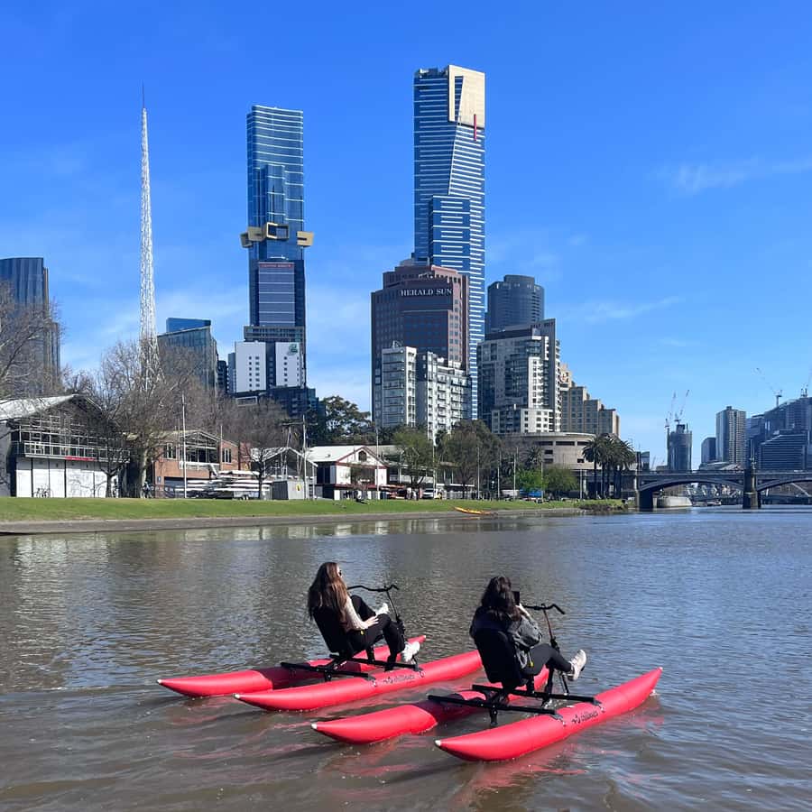 Yarra River, Melbourne Waterbike Tour - The effort level: what pedal-powered really means for you