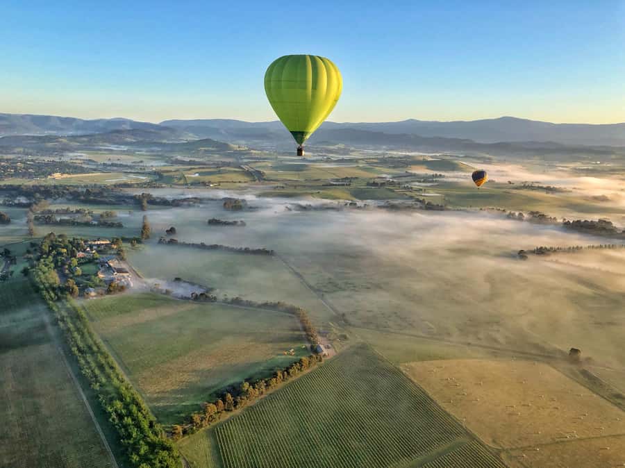 Yarra Valley: Hot Air Balloon Flight & Buffet Breakfast - Sunrise over the Yarra Valley is a different kind of wine-region day