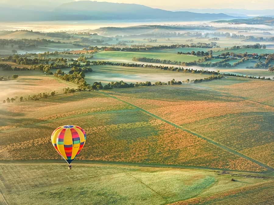 Yarra Valley: Hot Air Balloon Flight & Buffet Breakfast - The launch: helping inflate the balloon like you actually belong there