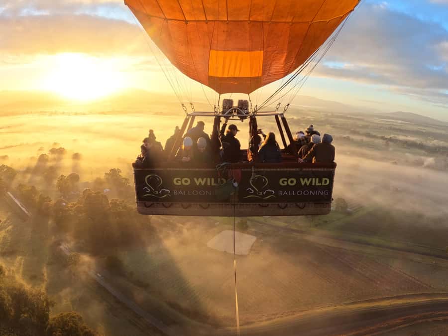 Yarra Valley : Hot Air Ballooning - Help Inflate: A Fun Role You Can Choose