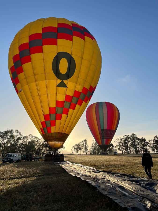 Yarra Valley : Hot Air Ballooning - Photos and Certificates: Getting the Memory After You Land