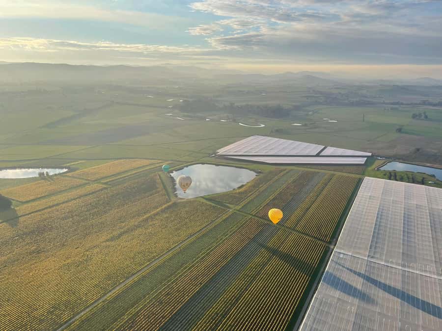 Yarra Valley : Hot Air Ballooning - Meeting Point and The Morning Flow at Chateau Yering